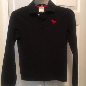 Abercrombie kids long sleeve polo